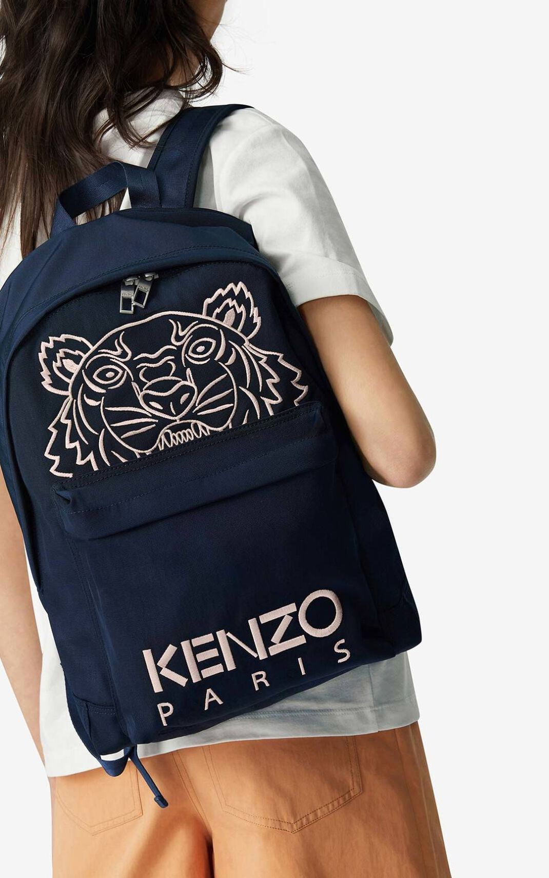 Kenzo Kampus Tiger Mochila Hombre Azules | 4378529-JO